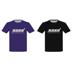 籃球隊T-shirt (黑色/紫色)
